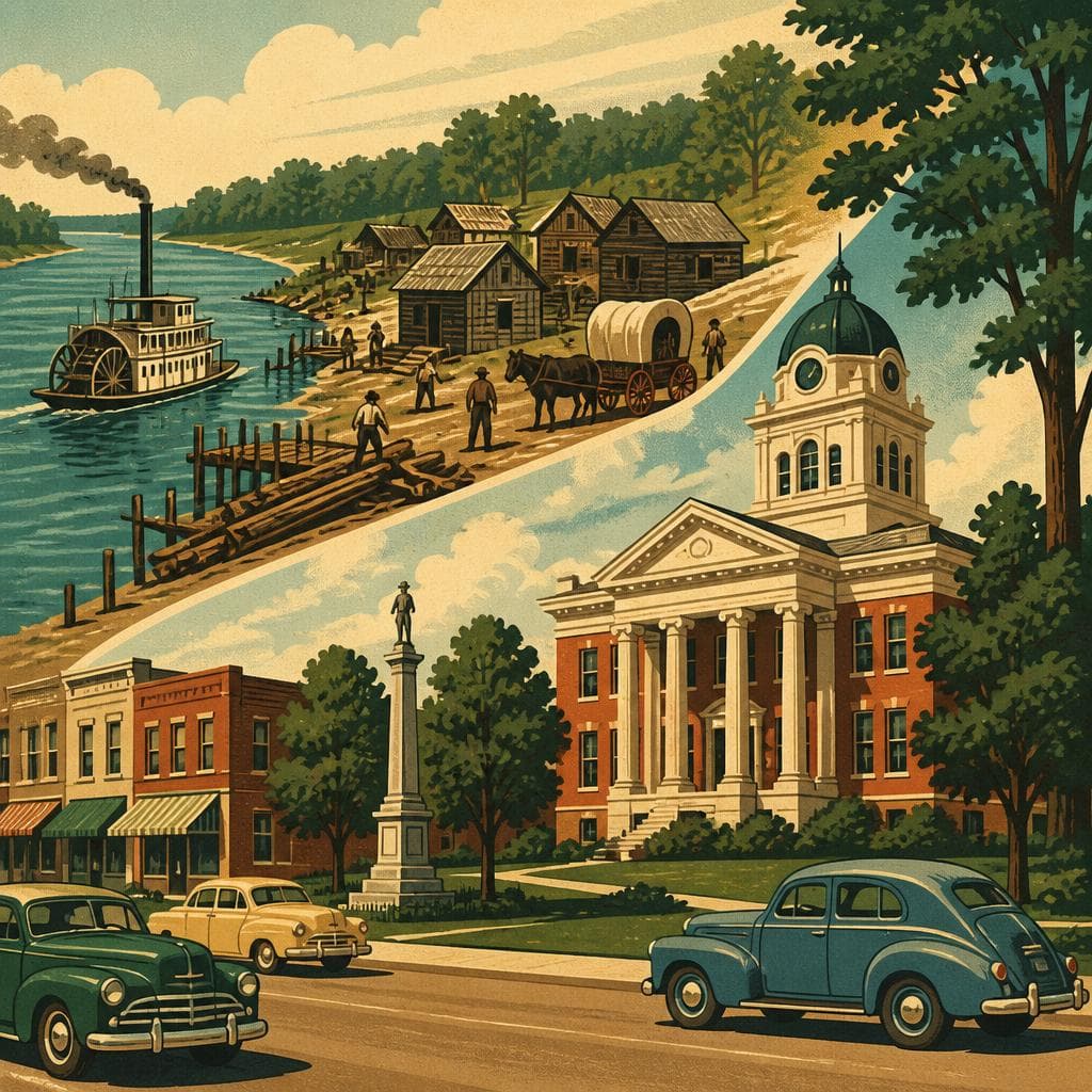 Cover art for Where the River Made the County Seat