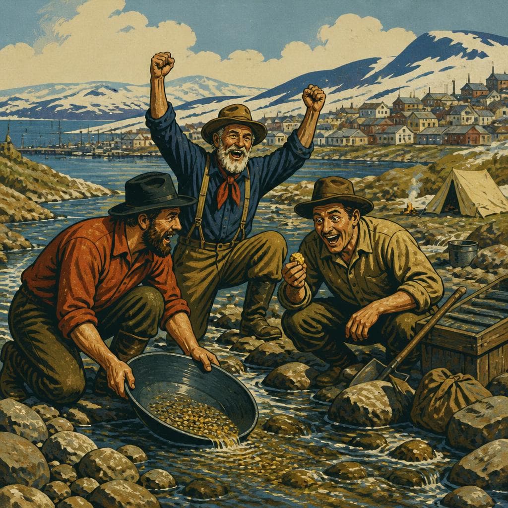 Cover art for How Three Prospectors Lit the Fuse at Nome