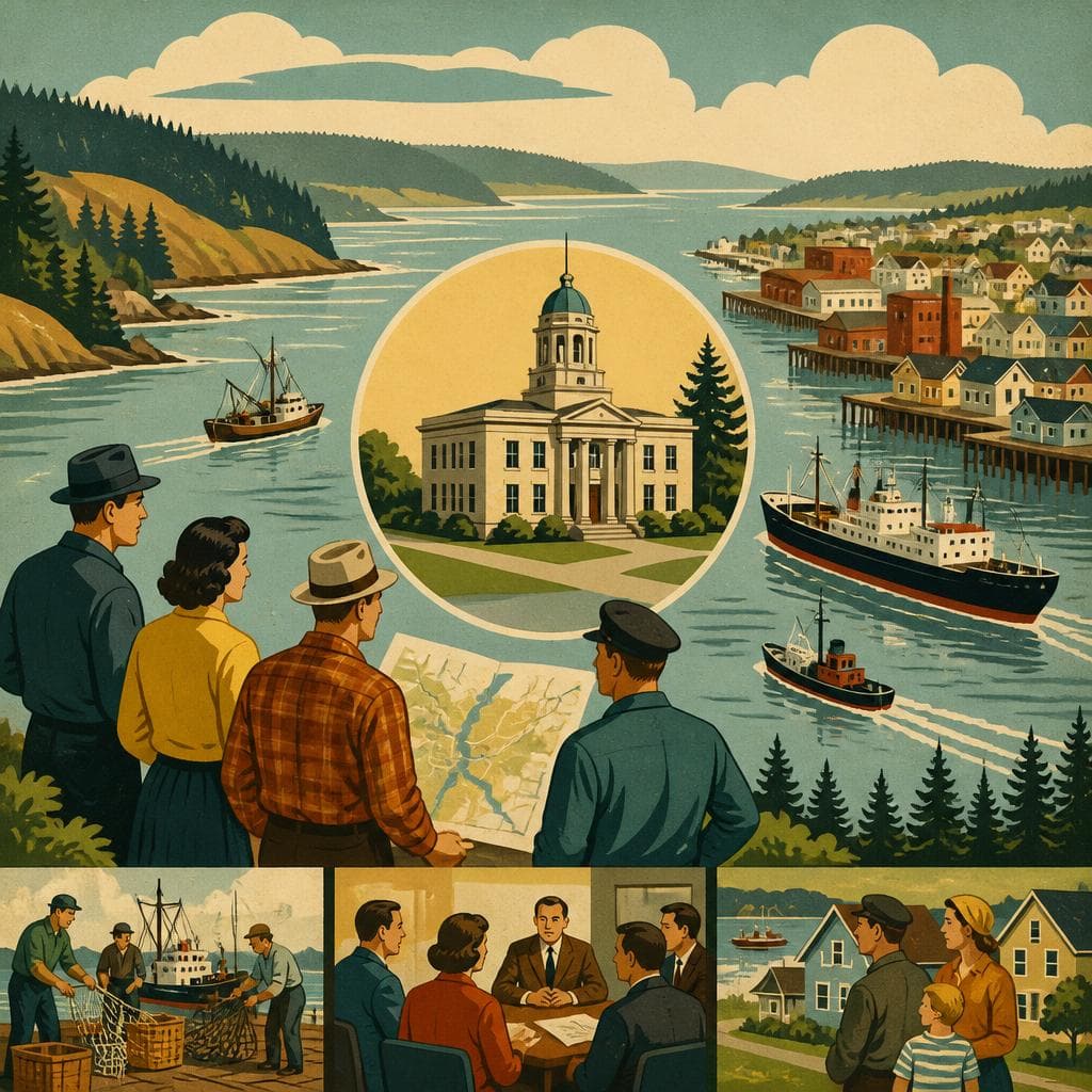 Cover art for When the River Needed Its Own County