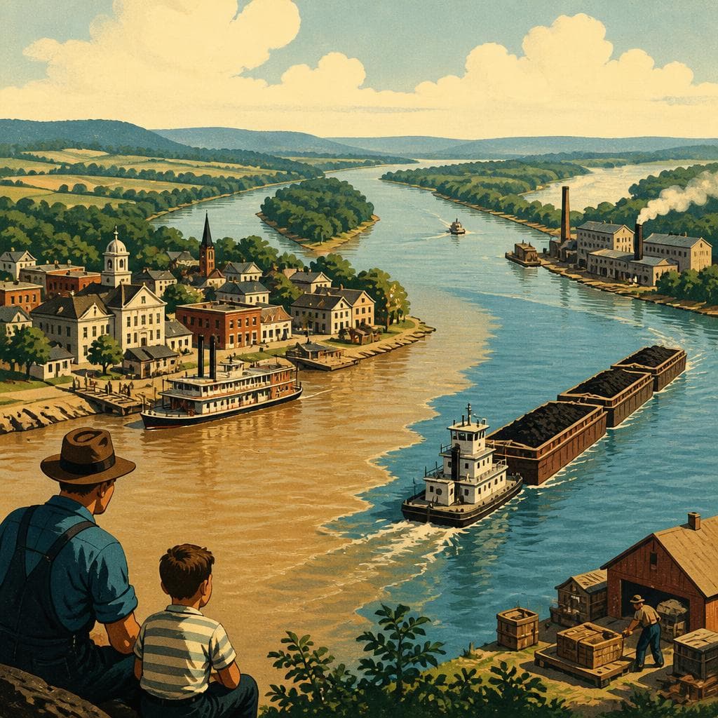 Cover art for Where Two Rivers Made a County Town