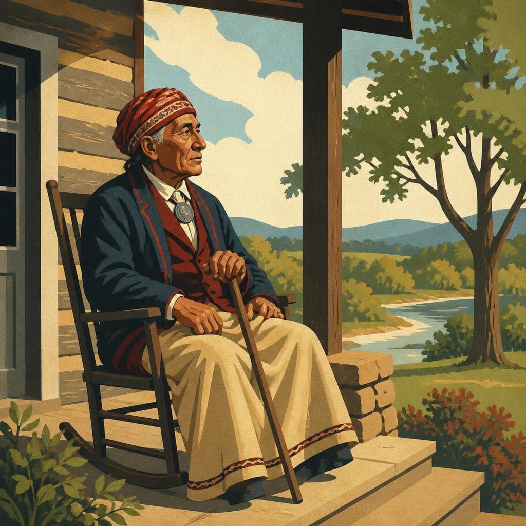 Cover art for Where Sequoyah Spent His Last Years