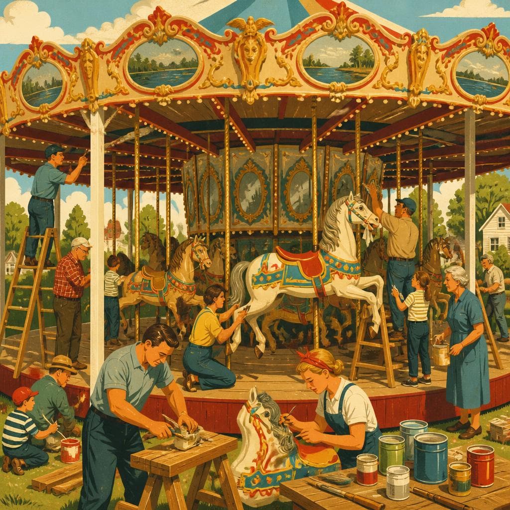 Cover art for The Carousel the Community Refused to Lose