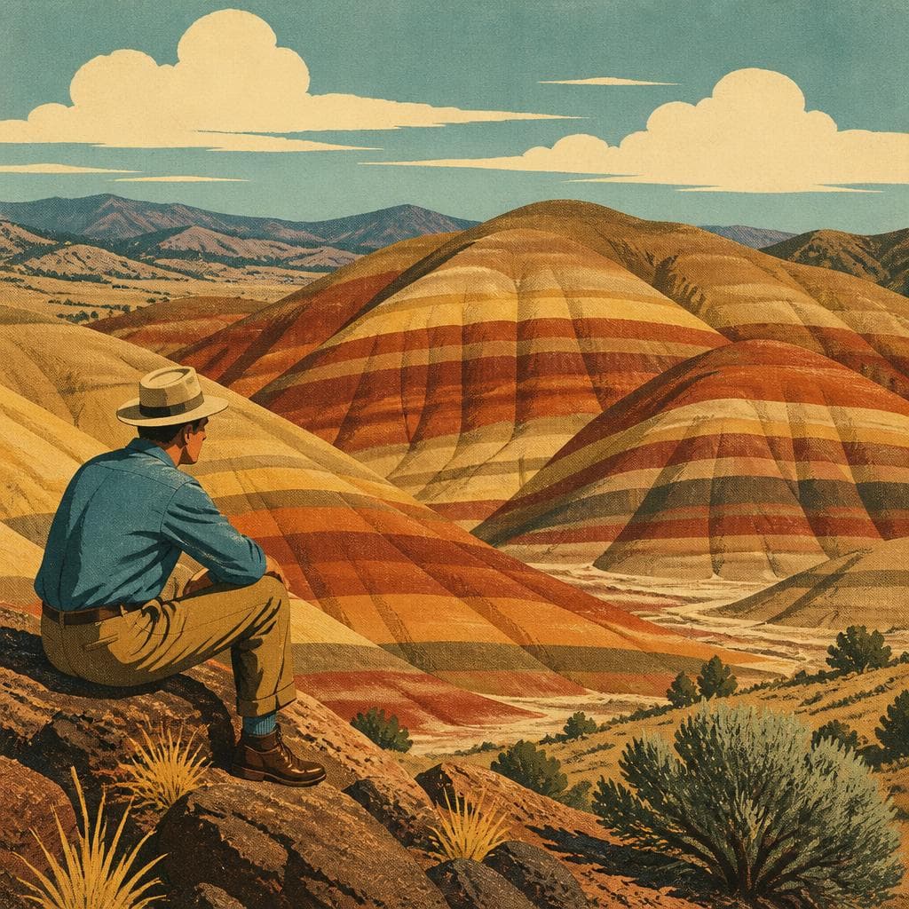 Cover art for Reading the Painted Hills