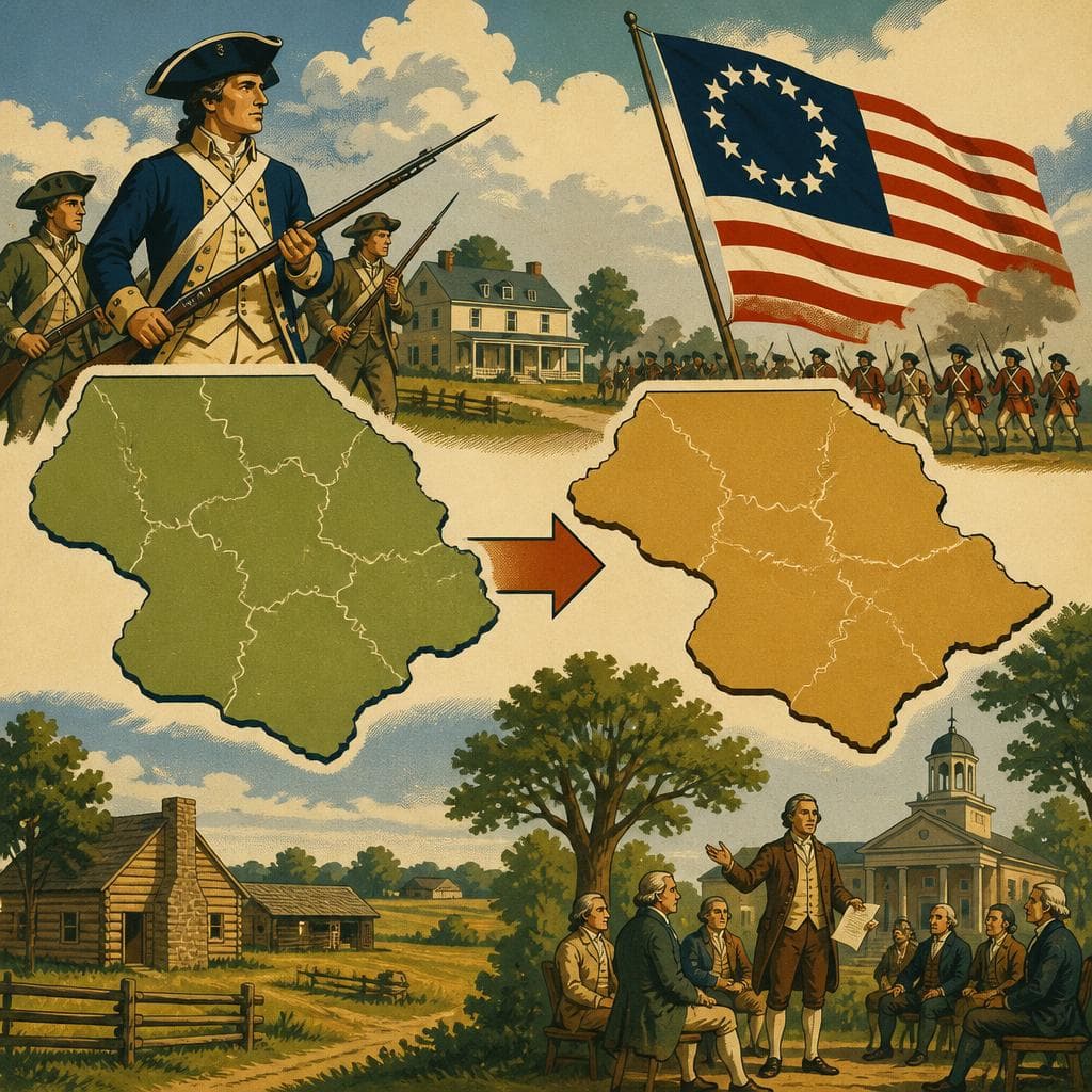 Cover art for A County Born in Revolutionary Time
