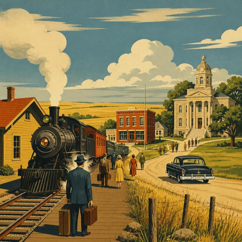 Cover art for Where the Rails Made a County Seat