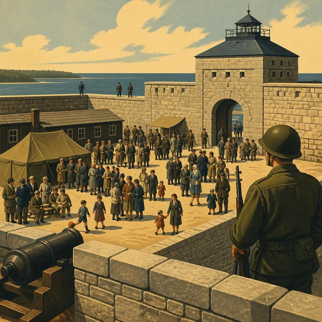 Cover art for Behind the Walls at Fort Ontario