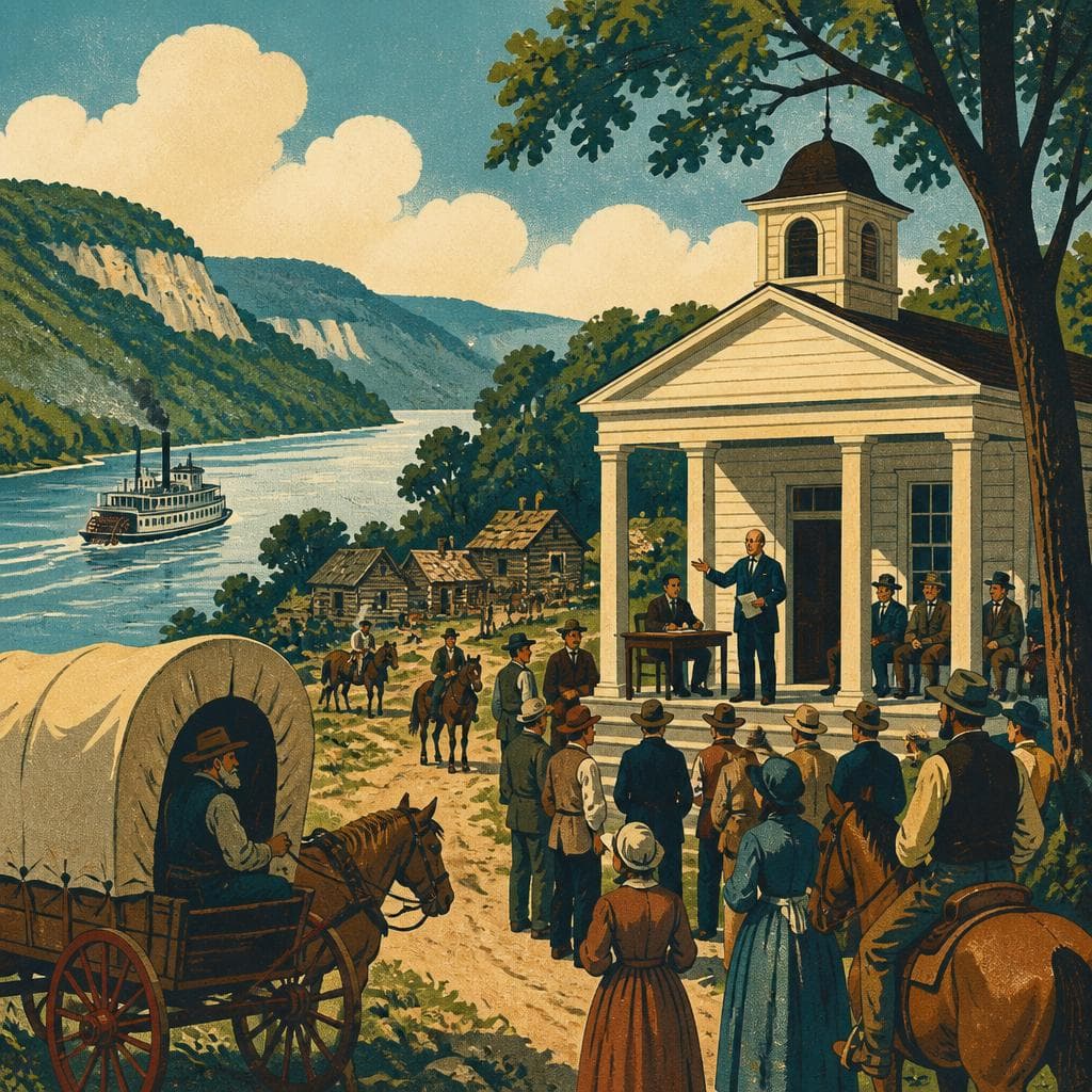 Cover art for A County Drawn to the River
