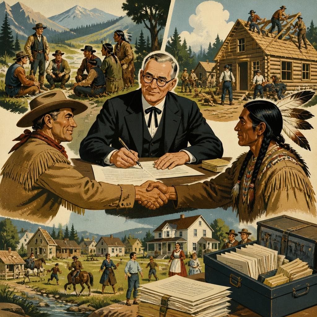 Cover art for How Judge Cooper Made a Village Stick