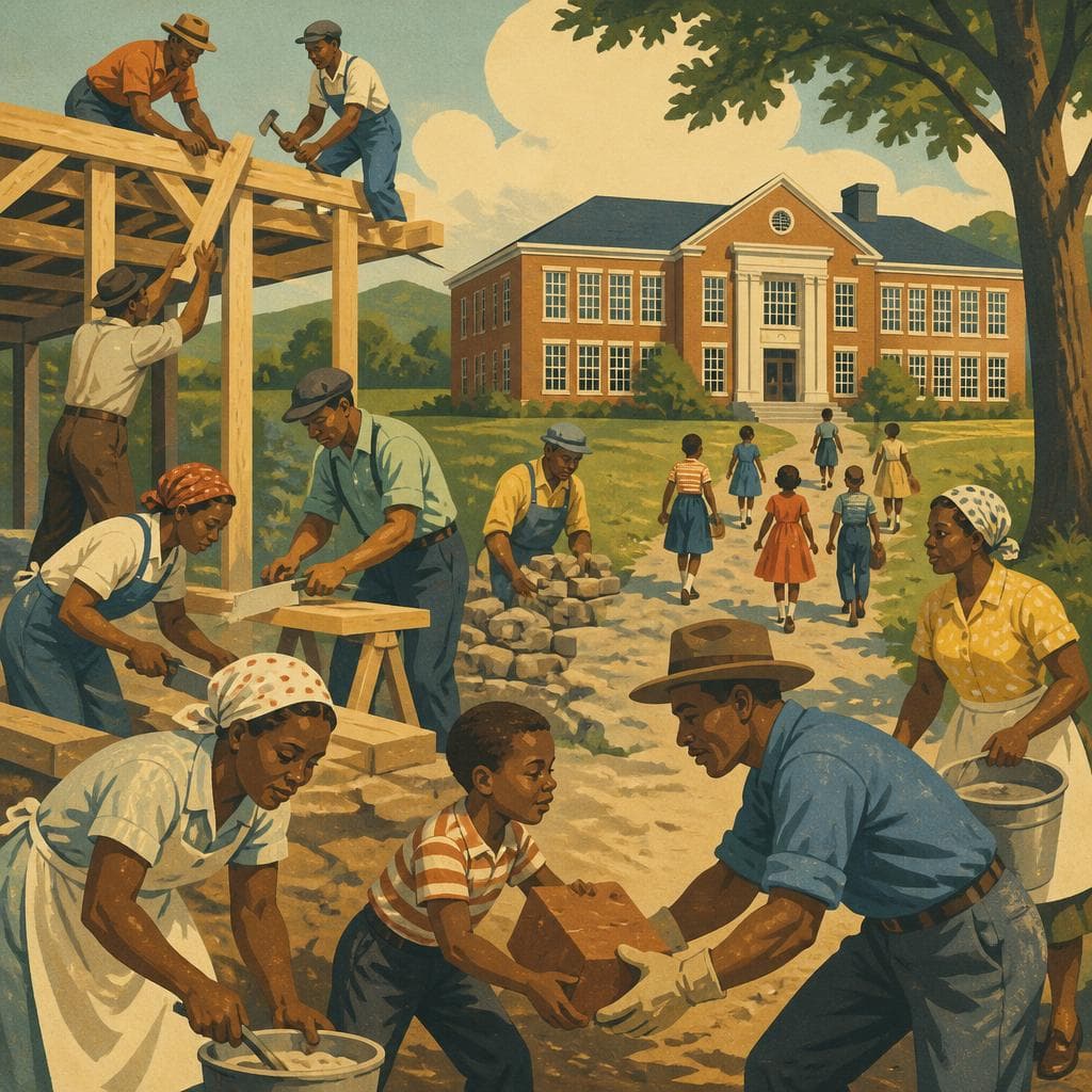Cover art for A School Built by a Community