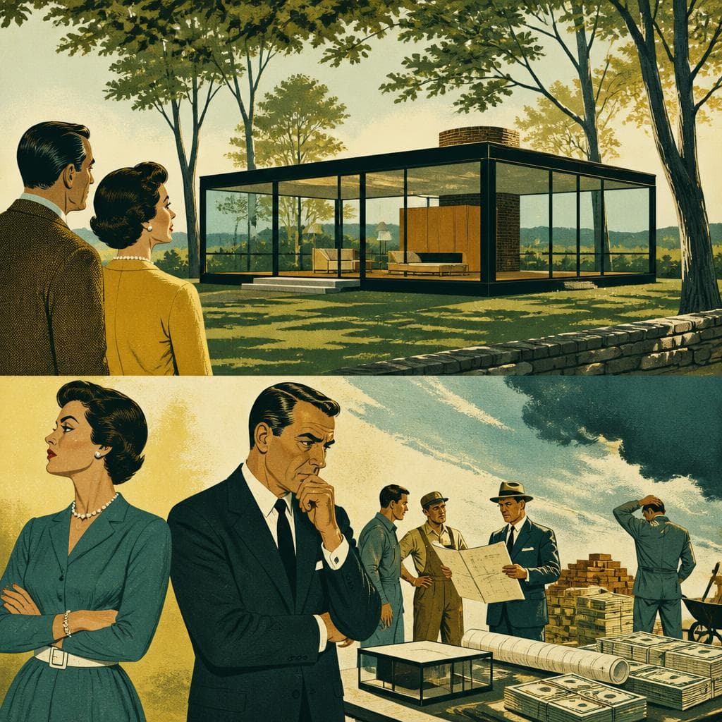 Cover art for A Glass House, and a Very Public Break