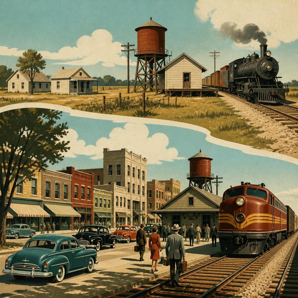Cover art for Where the Railroad Wrote Downtown Shelbina