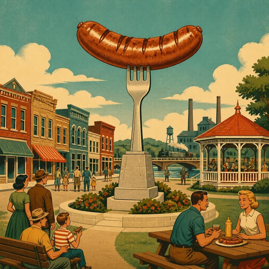 Cover art for How Bucyrus Put Bratwurst at the Center of Town