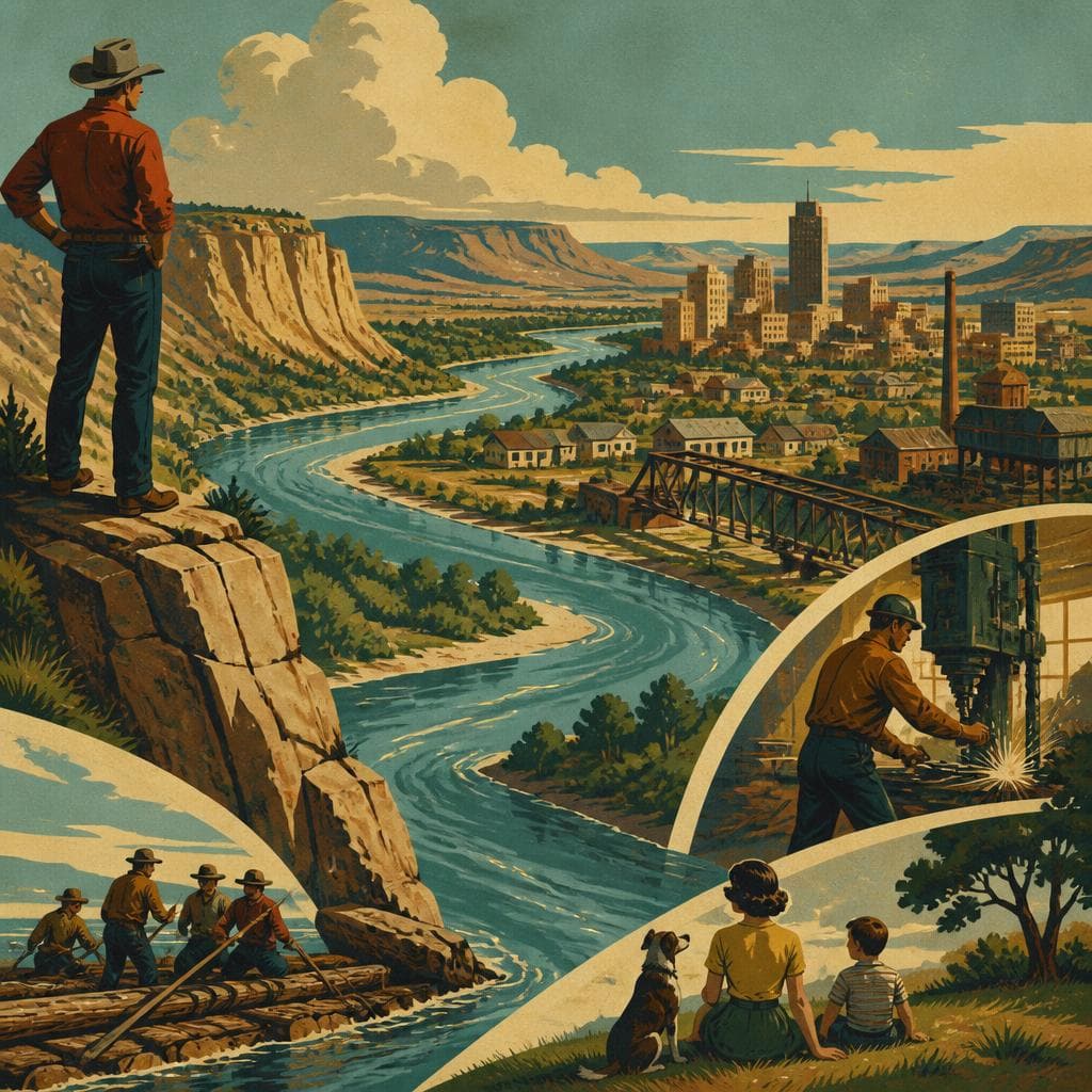 Cover art for The River That Made Billings