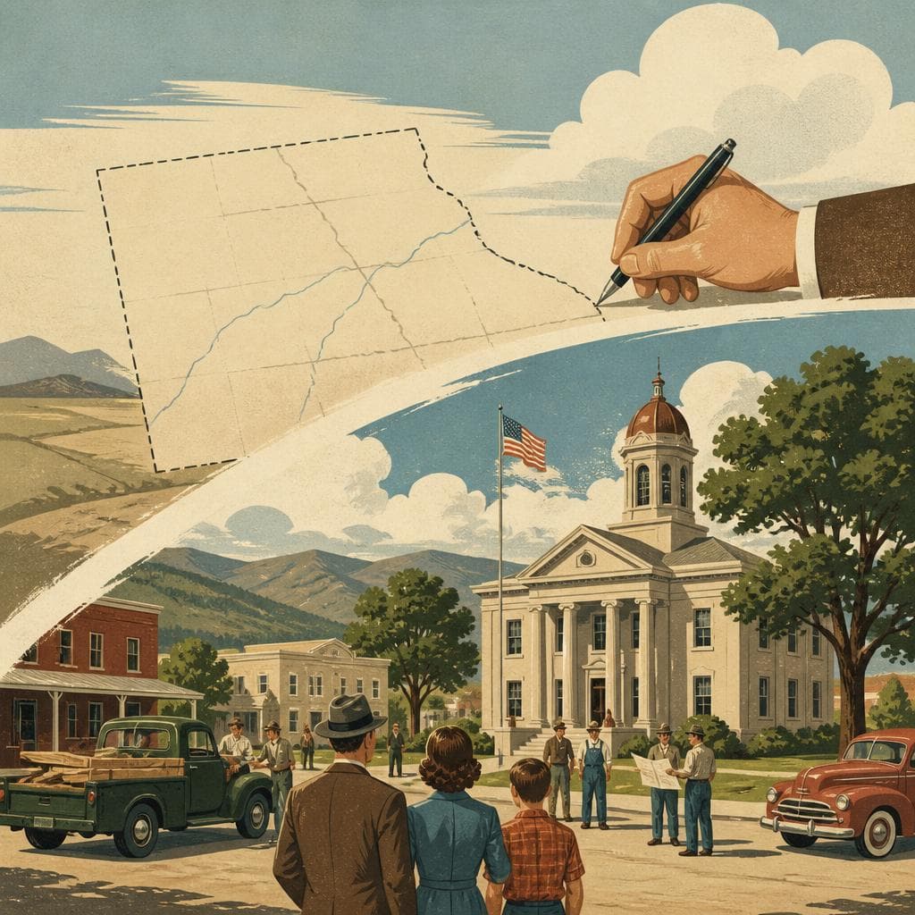 Cover art for When a County Existed Mostly on Paper