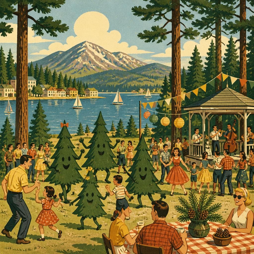 Cover art for When the Pines Throw a Party