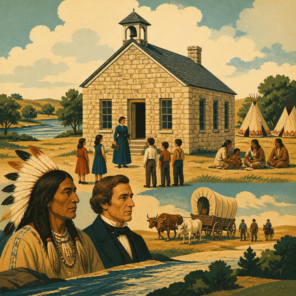 Cover art for A Stone Schoolhouse Before Kansas