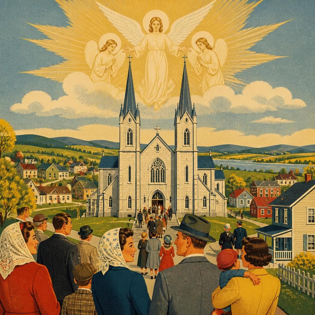 Cover art for How Holy Angels Rose With a Growing Community