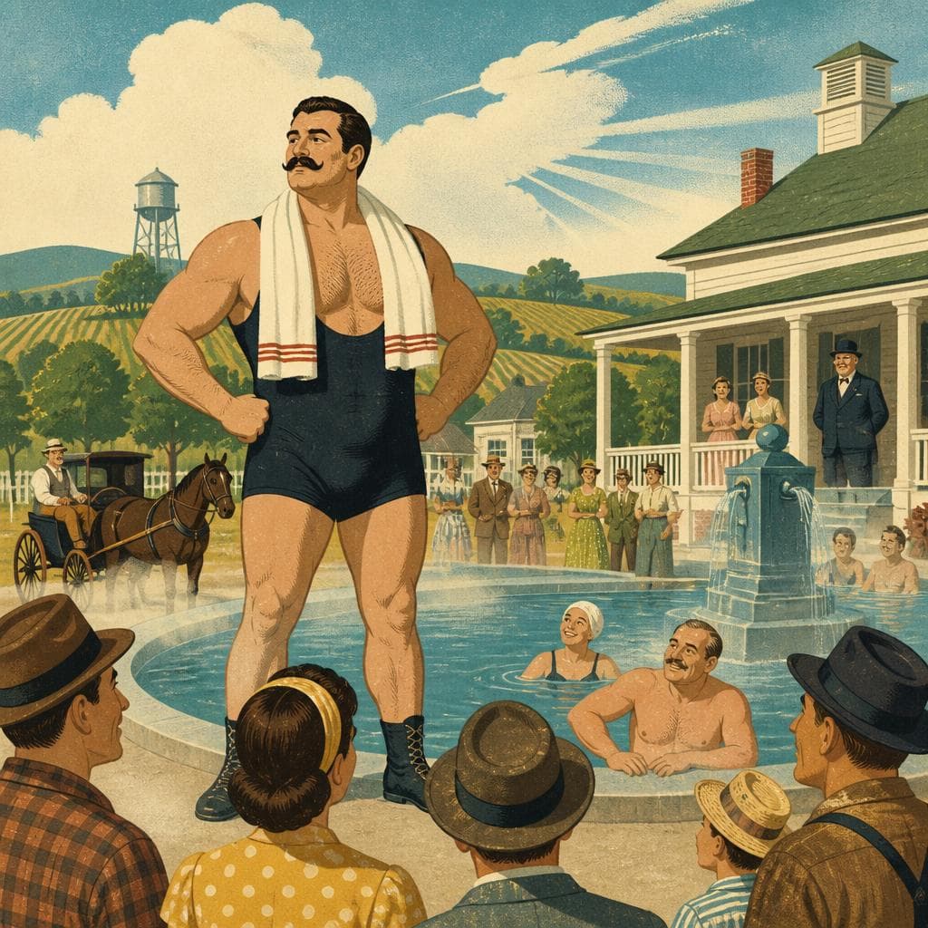 Cover art for When John L. Sullivan Came to Mudlavia