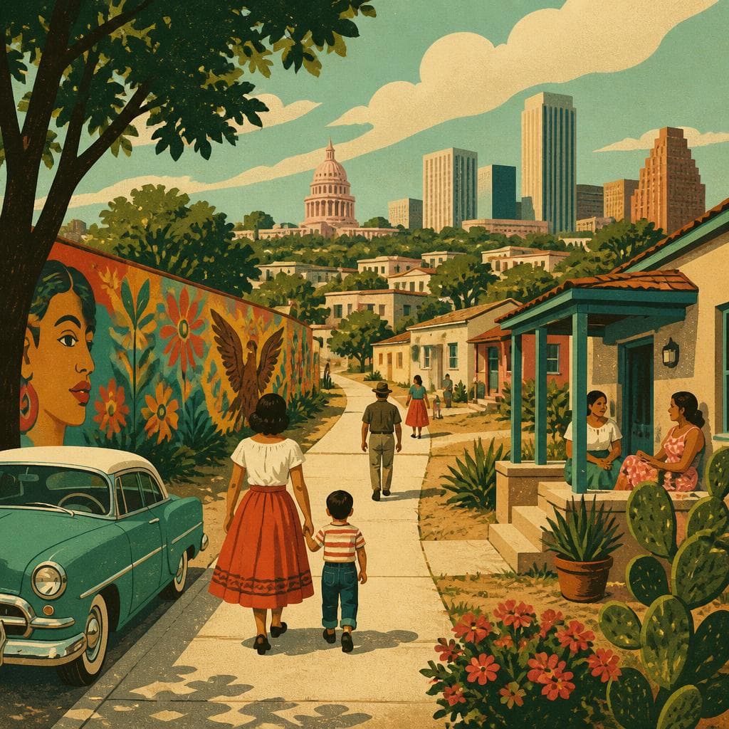 Cover art for East Austin, Read Through Its Sidewalks