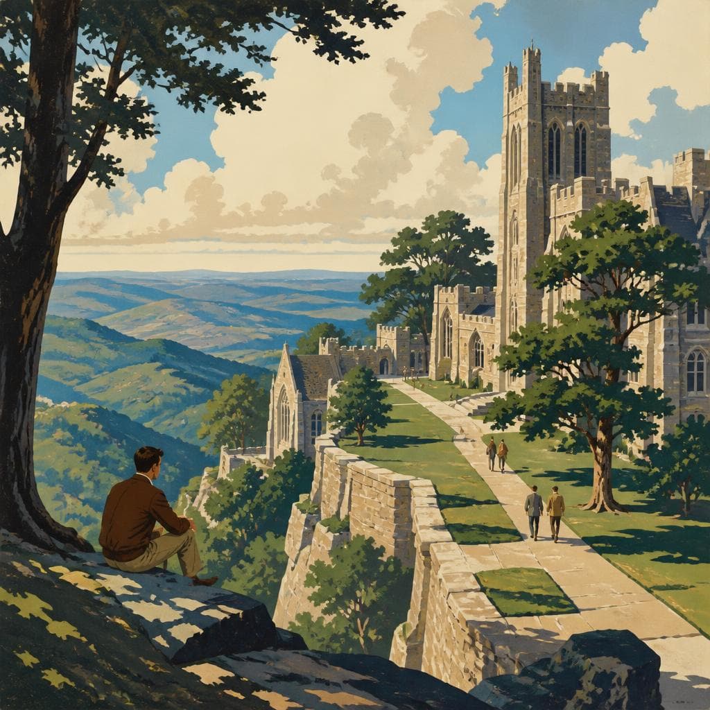Cover art for A Mountain Campus Built on Grand Scale