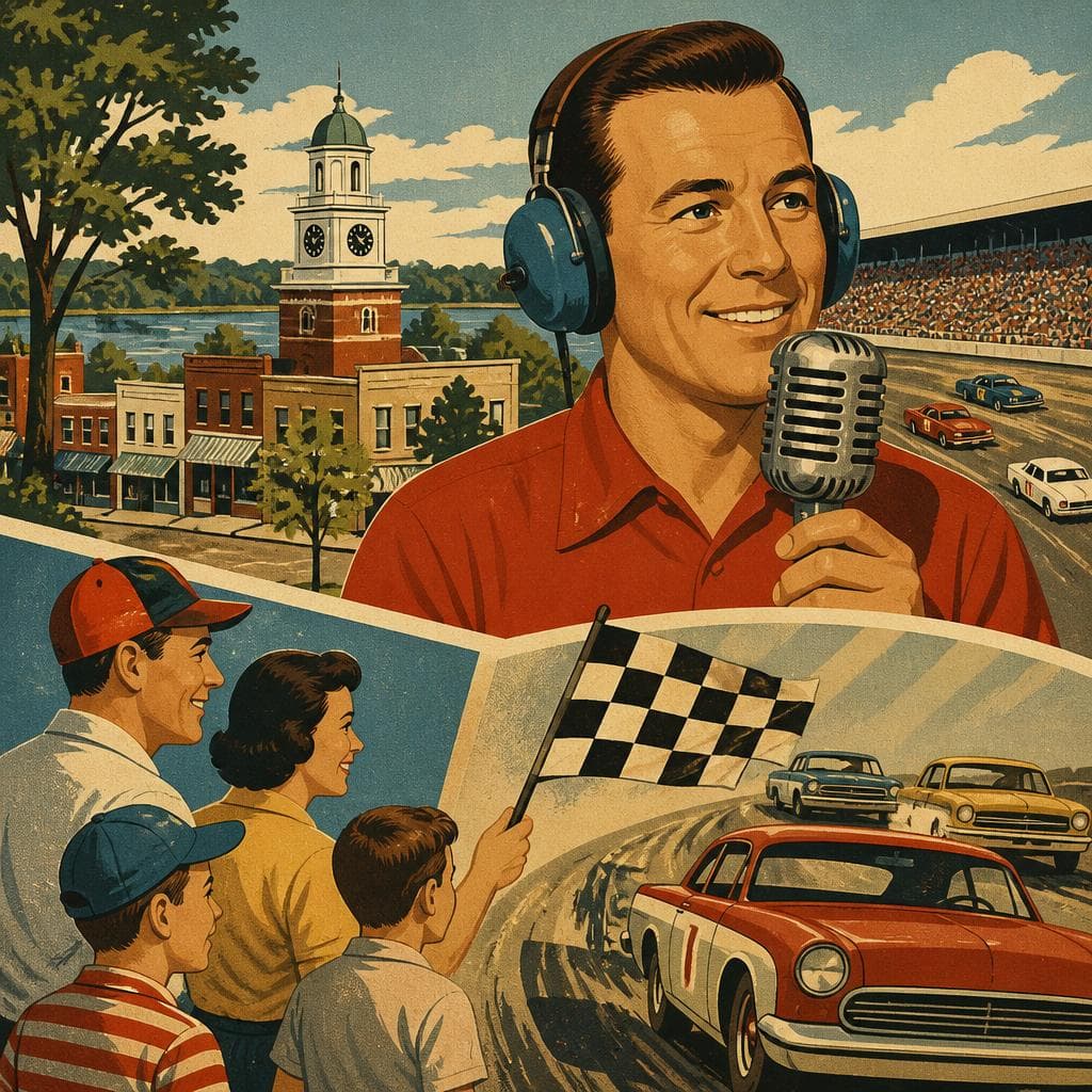 Cover art for From Emporia to the NASCAR Microphone