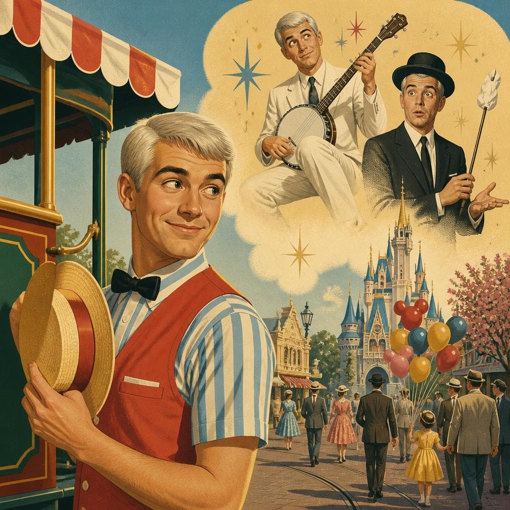Cover art for Before the Spotlight, Steve Martin Worked Main Street