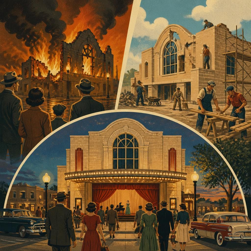 Cover art for After the Fire, the Curtain Rose Again