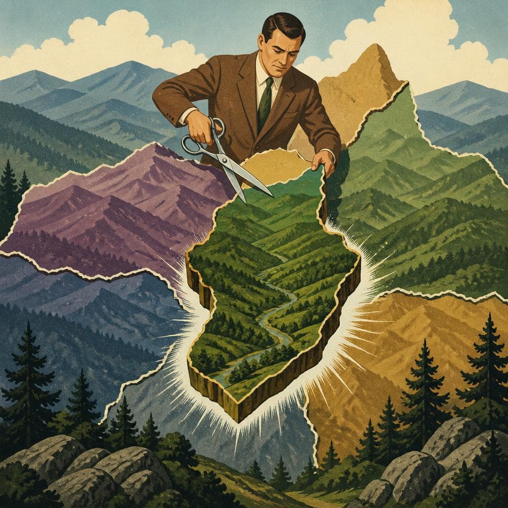 Cover art for When Virginia Cut a County From the Mountains