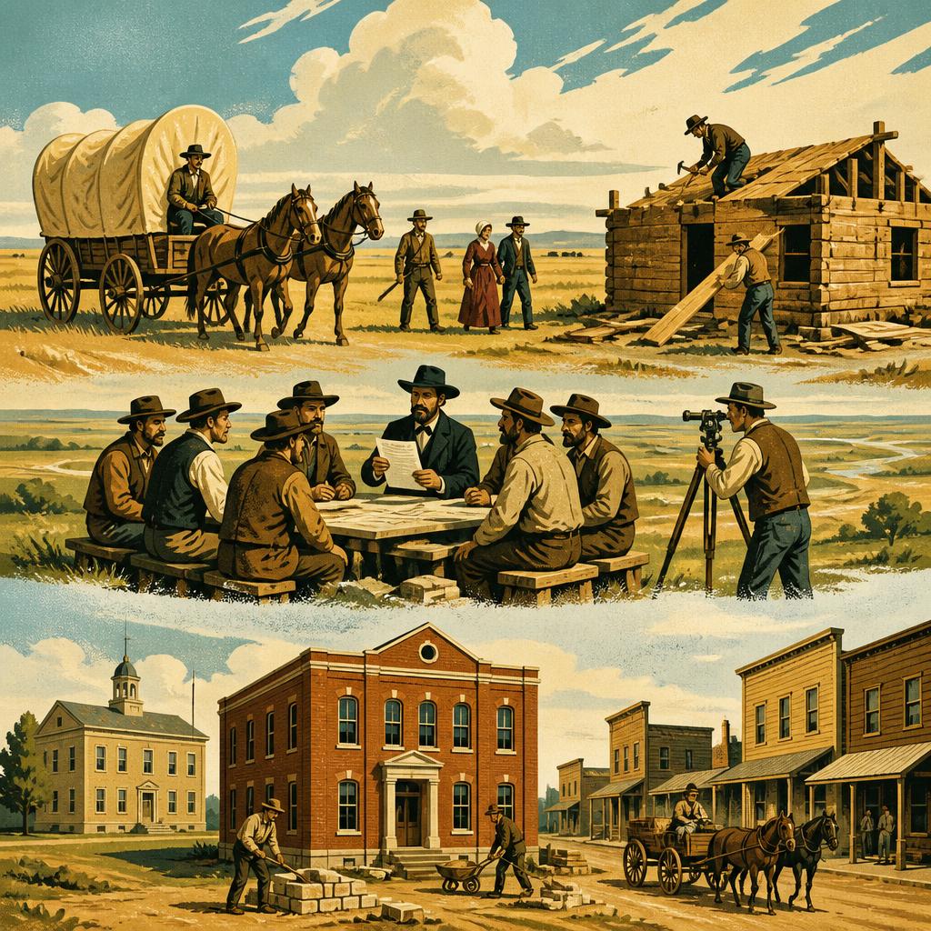 Cover art for How a County Took Shape on the Plains