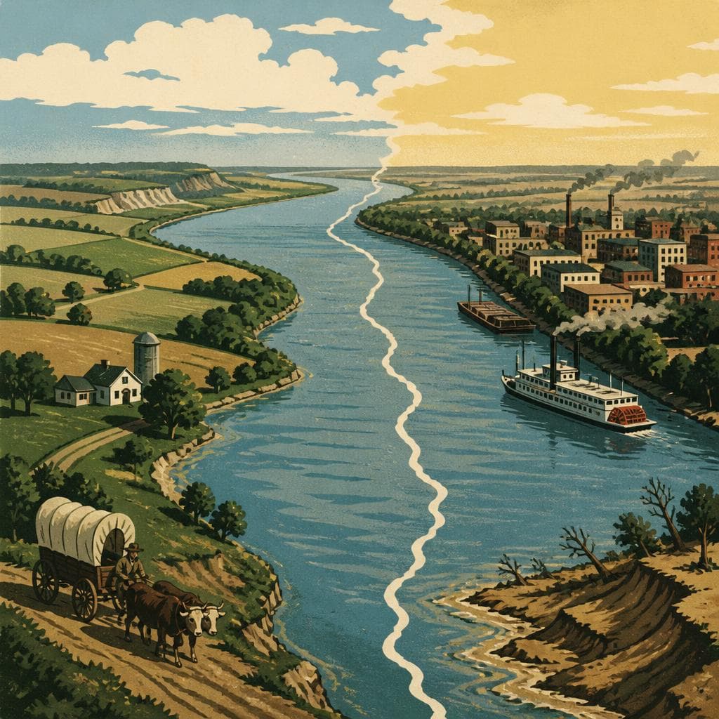 Cover art for The River That Draws the Line