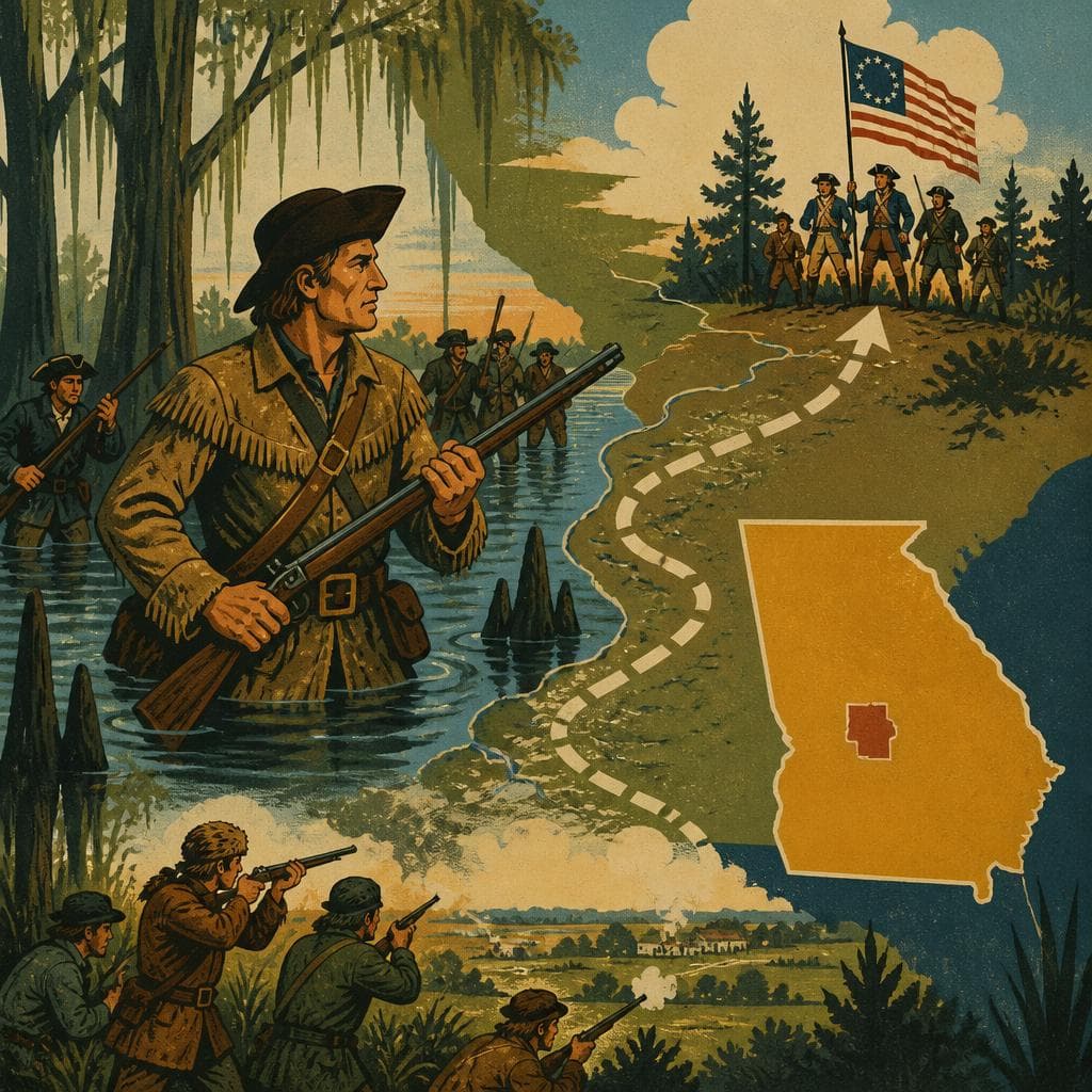 Cover art for How the Swamp Fox Reached Georgia