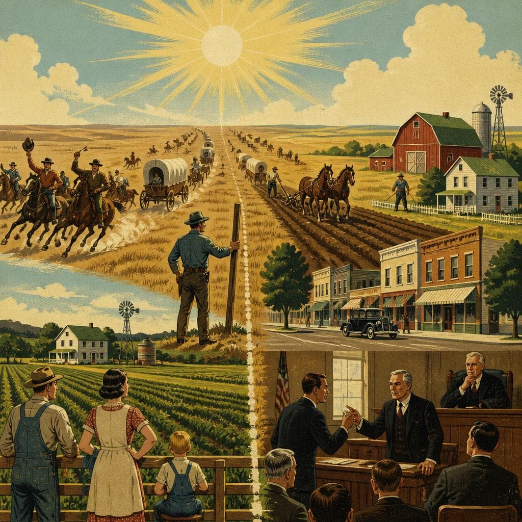 Cover art for When Noon Turned Prairie Into County Lines