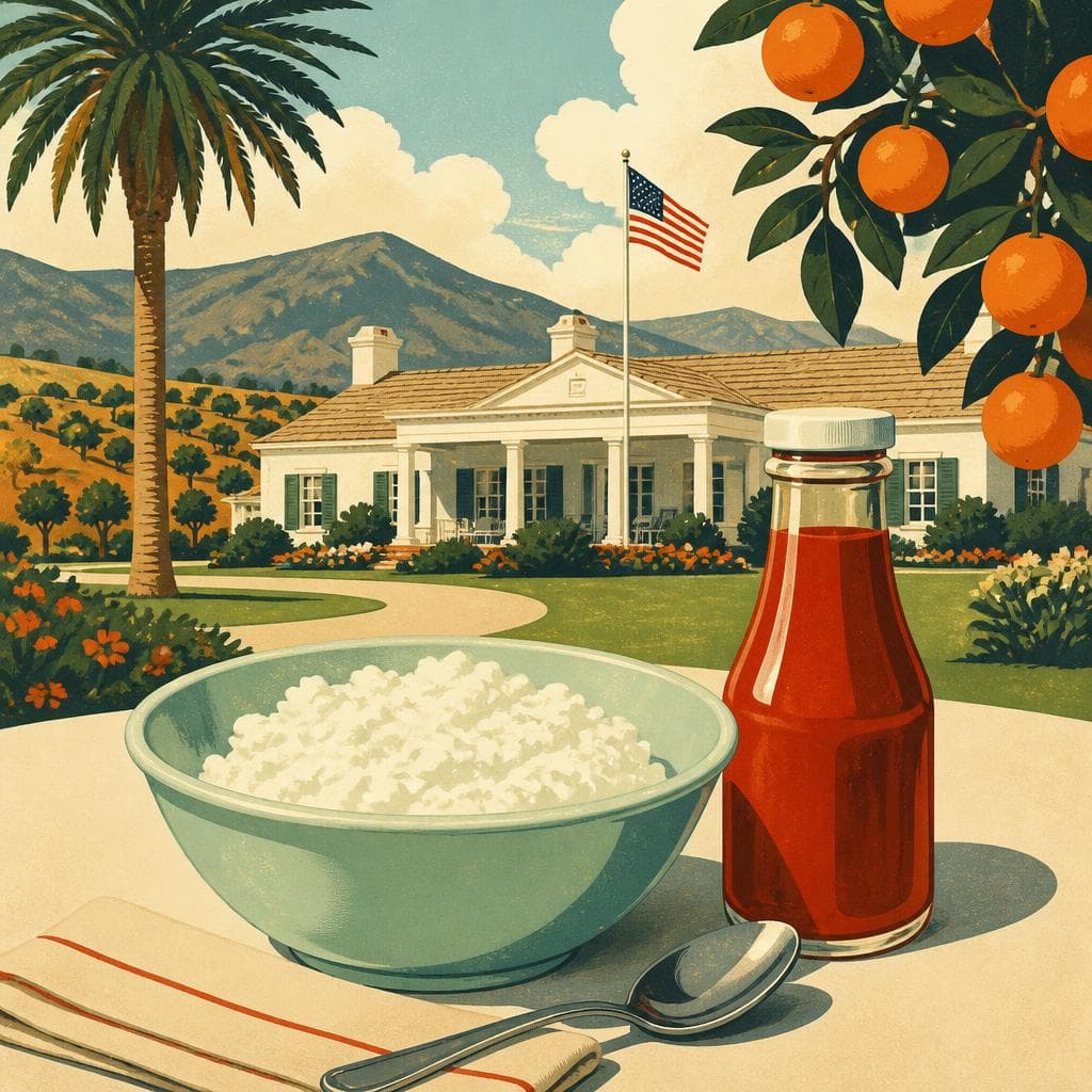 Cover art for Cottage Cheese, Ketchup, and the Western White House