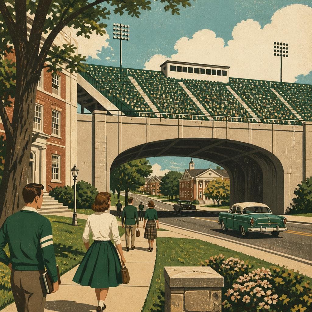 Cover art for Where the Stadium Crosses the Street