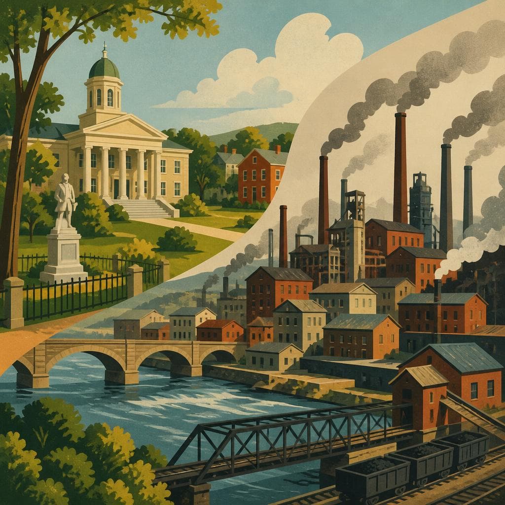 Cover art for From County Seat to River Town of Industry