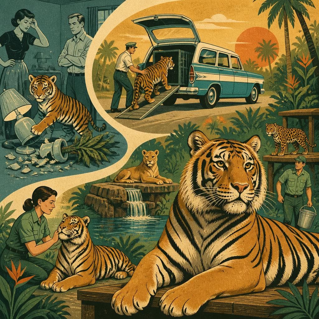 Cover art for Where Big Cats Go When Pet Fantasies Fail