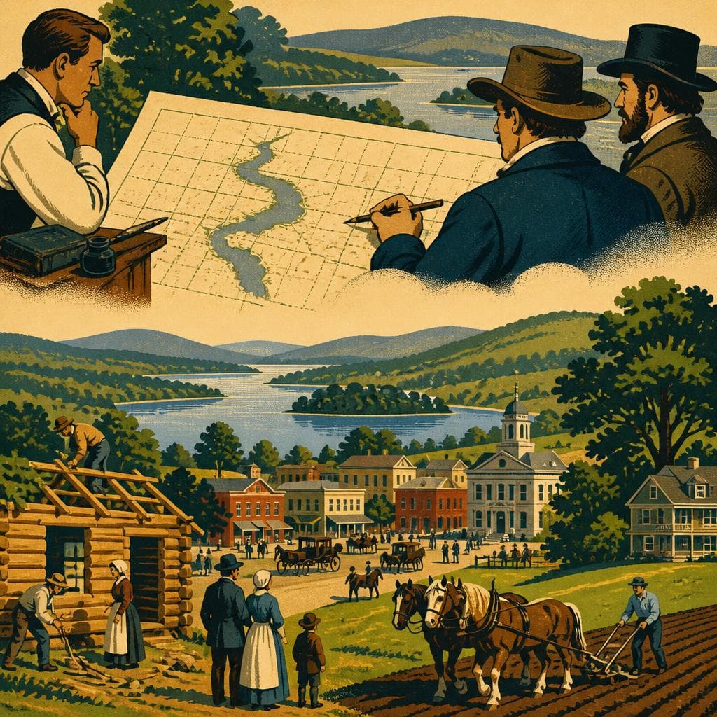 Cover art for A County on Paper, Then at Last a Place