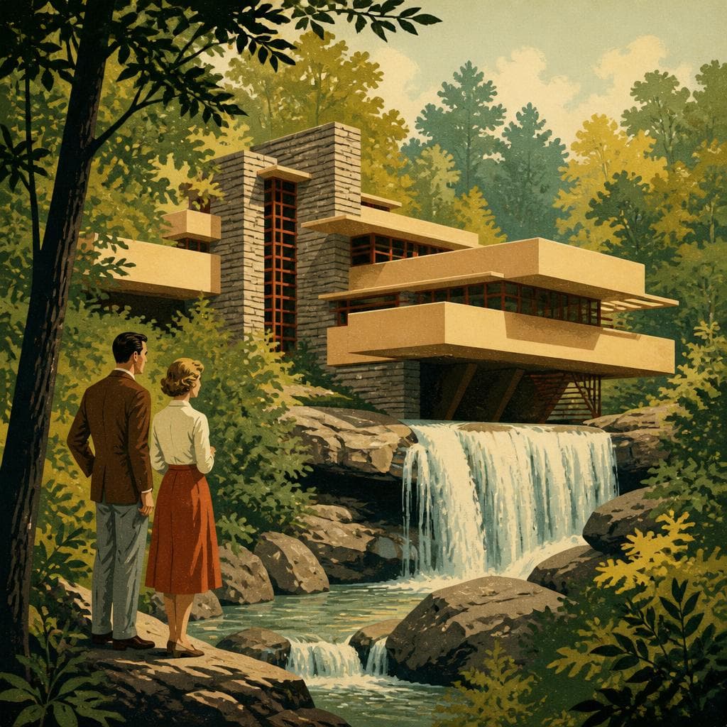 Cover art for A House That Chose the Waterfall