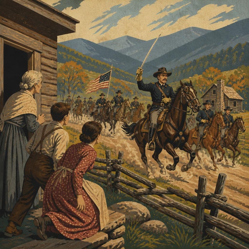 Cover art for When the War Rode Into Ashe County