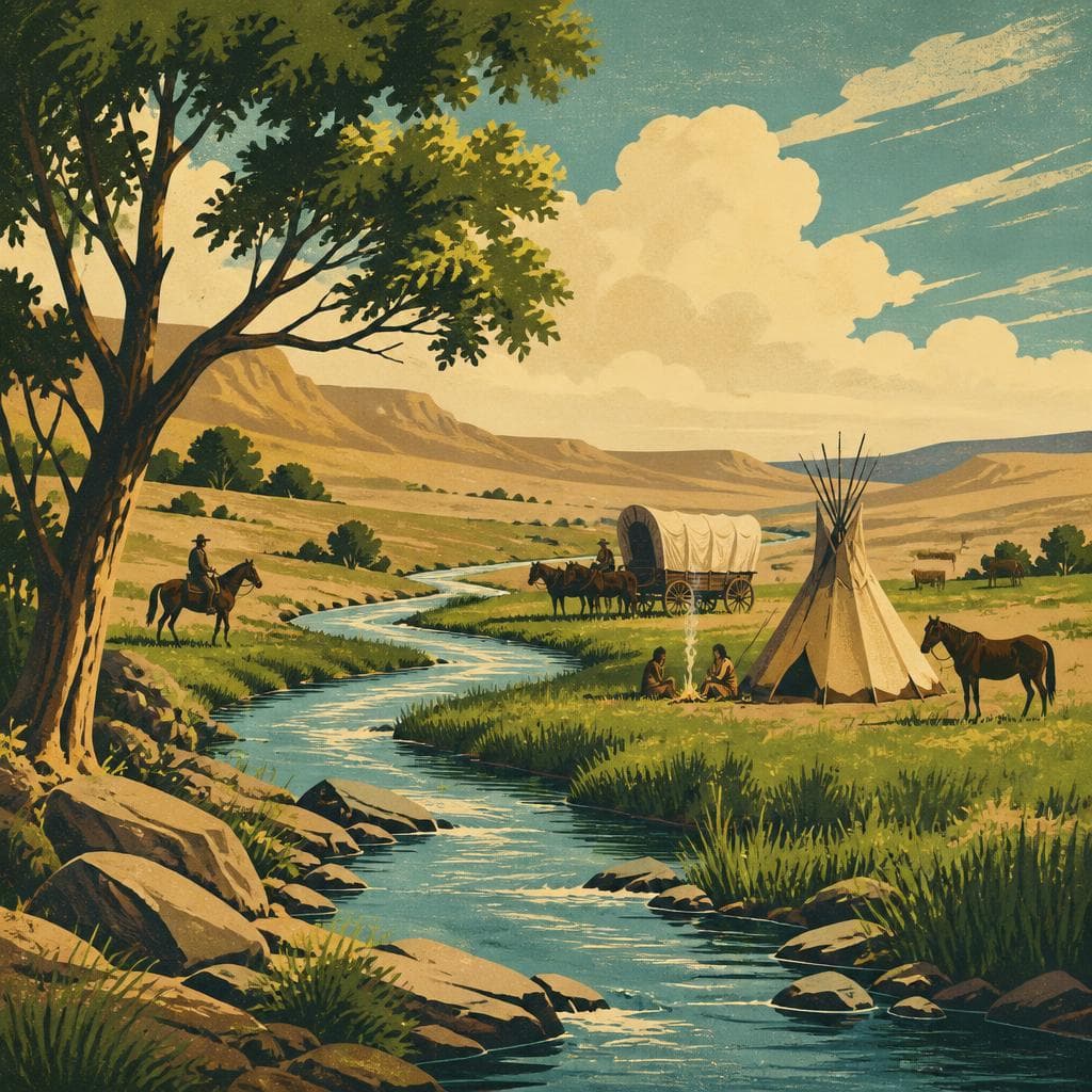 Cover art for Where Ladder Creek Turns the Plains Green