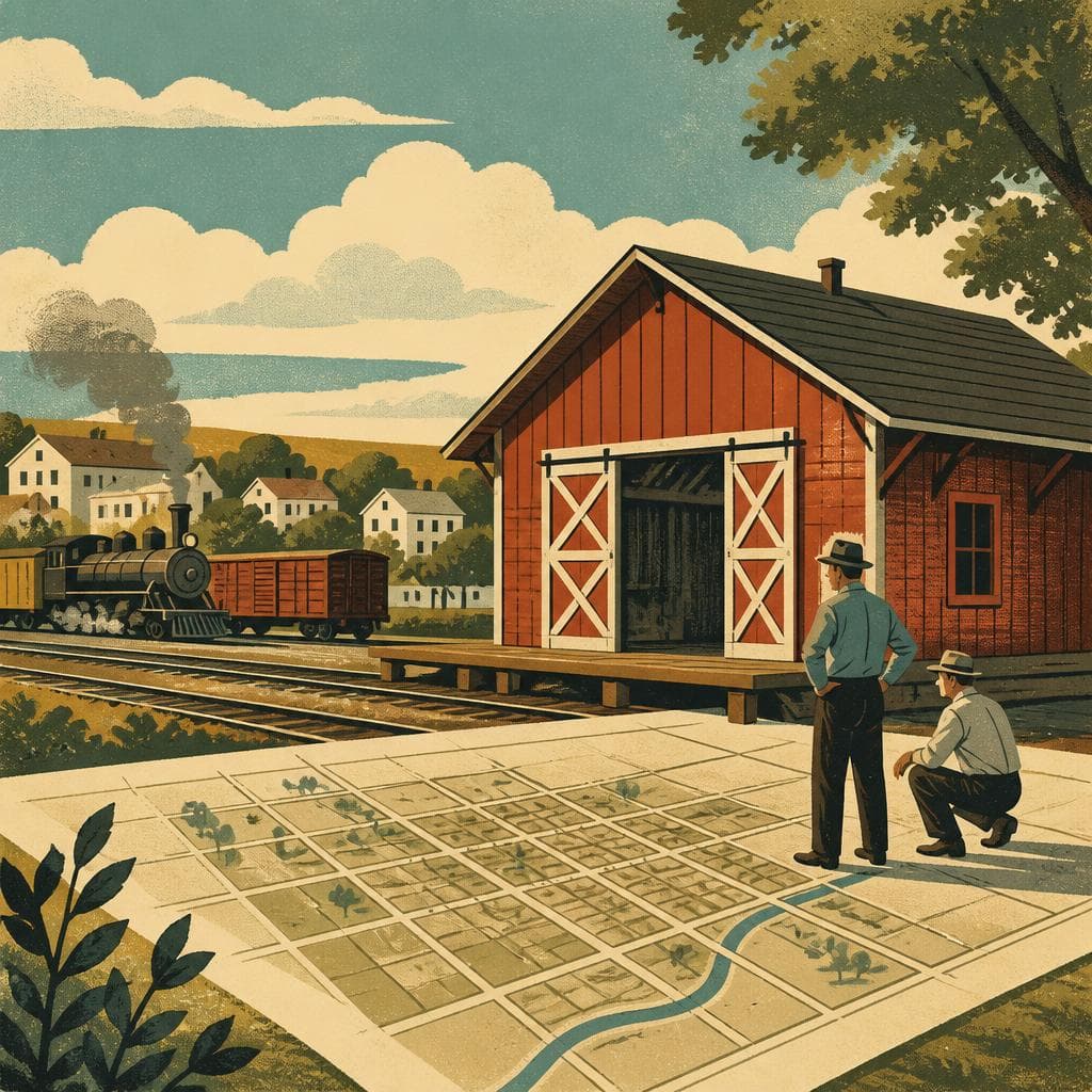 Cover art for The Barn That Mapped a Town