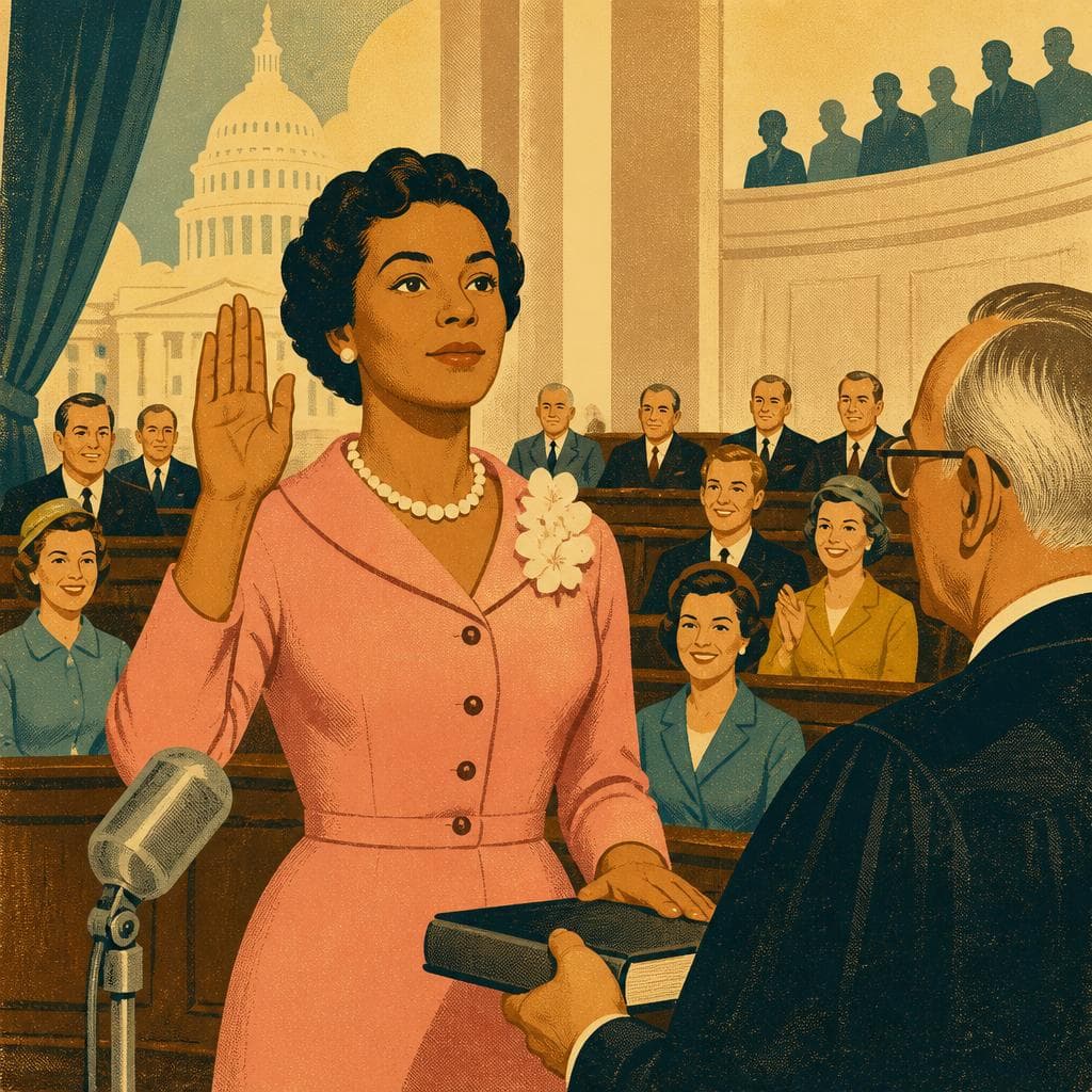 Cover art for The Day Minnie Buckingham Harper Made History
