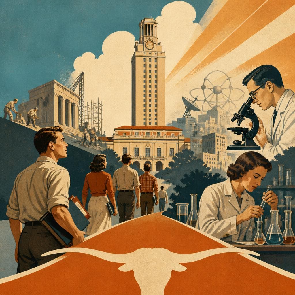 Cover art for How UT Austin Learned to Think Big
