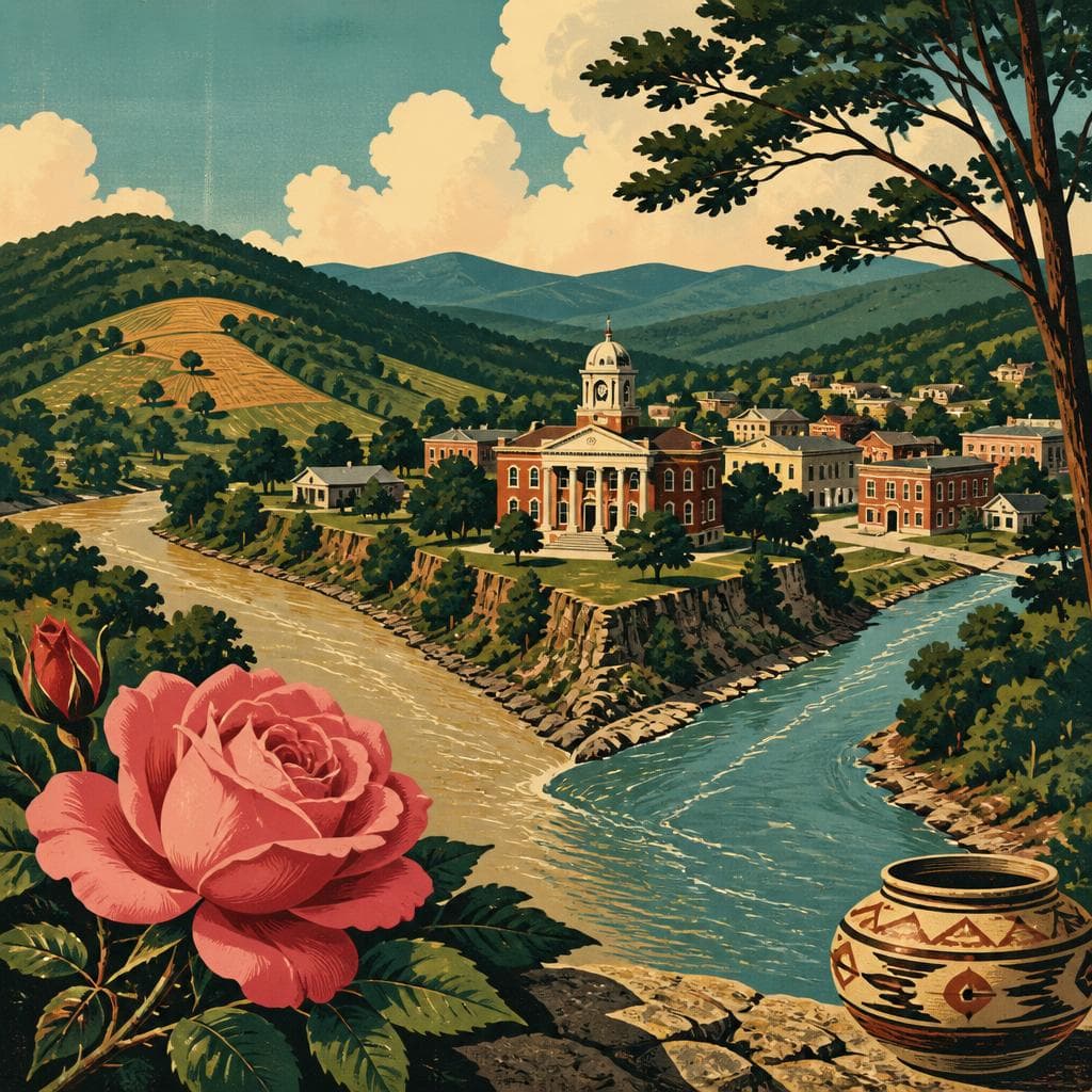 Cover art for Where Two Rivers Meet, a County Seat Rose