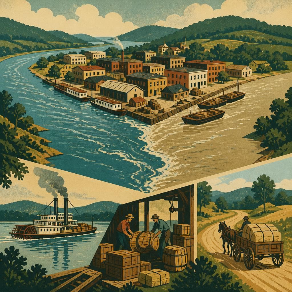 Cover art for Where Two Forks Built a River Town