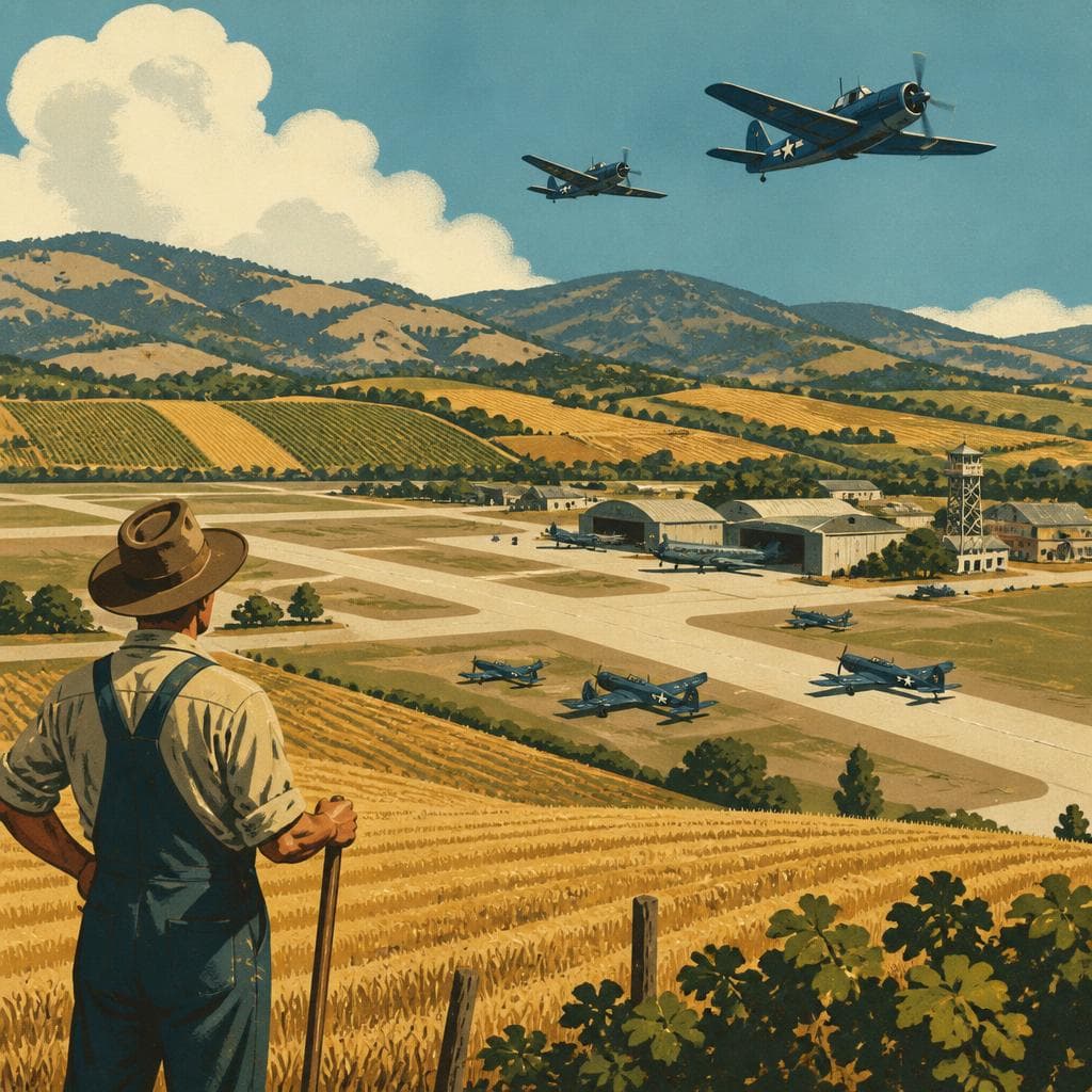 Cover art for Where Hayfields Became Runways
