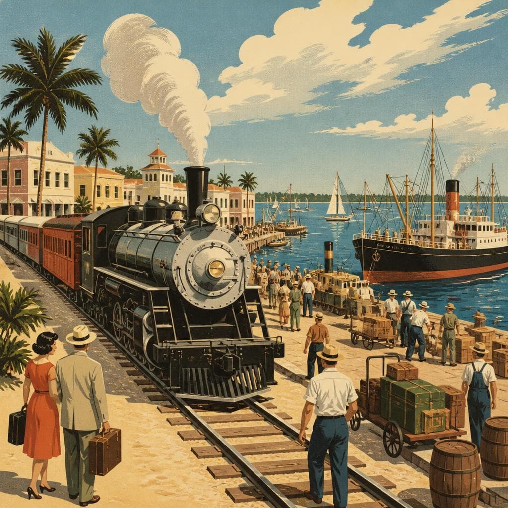 Cover art for When the Tracks Reached the Harbor