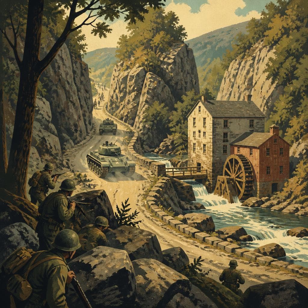 Cover art for Where the Road Narrowed at Barker's Mill