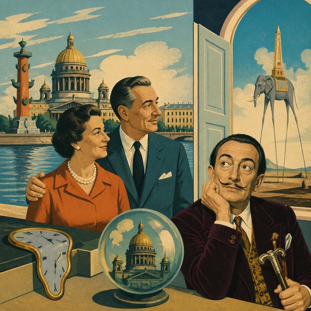 Cover art for How the Morses Brought Dalí to St. Petersburg