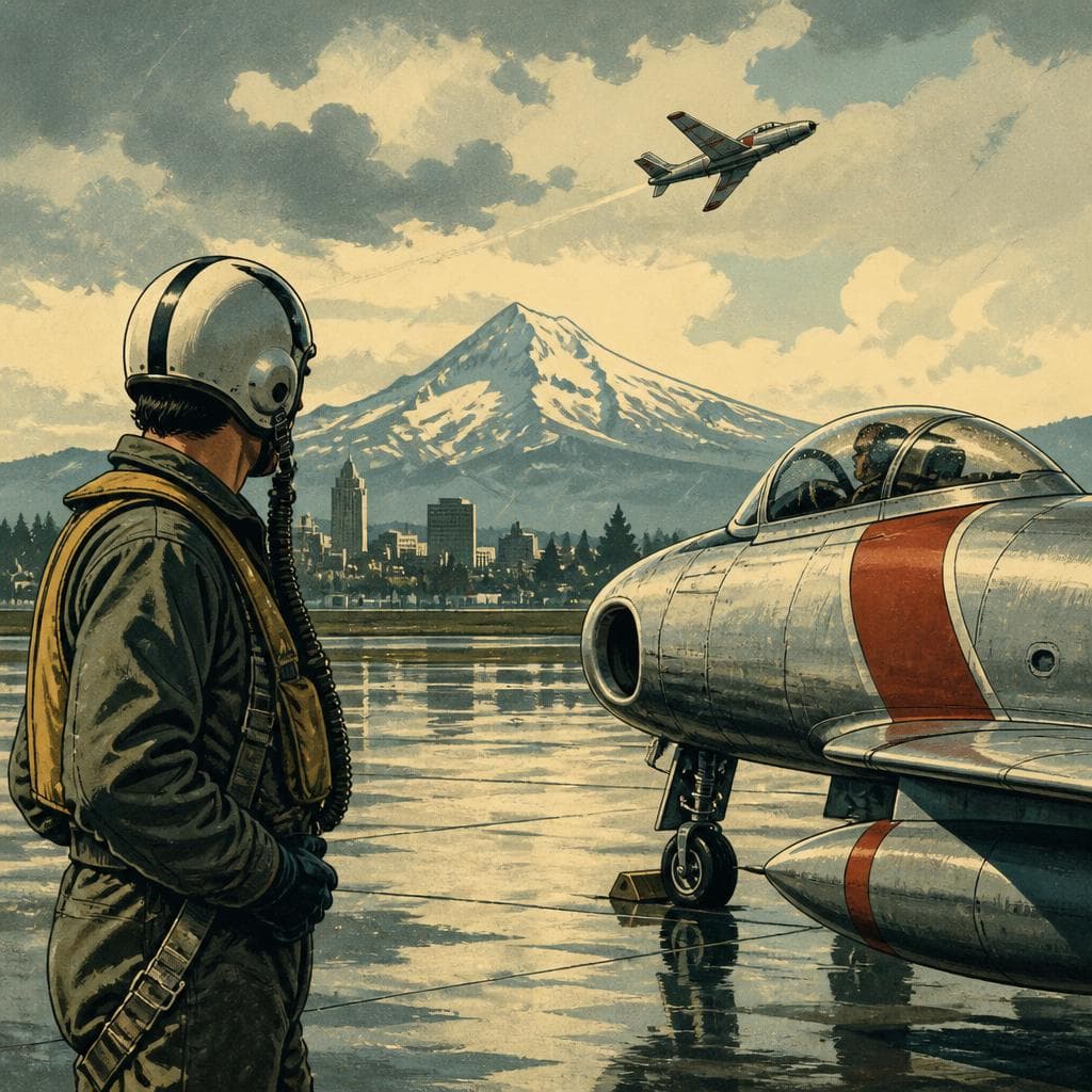 Cover art for Waiting on the Runway in Portland